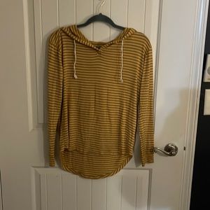 SO striped hoodie sweater Sz S
